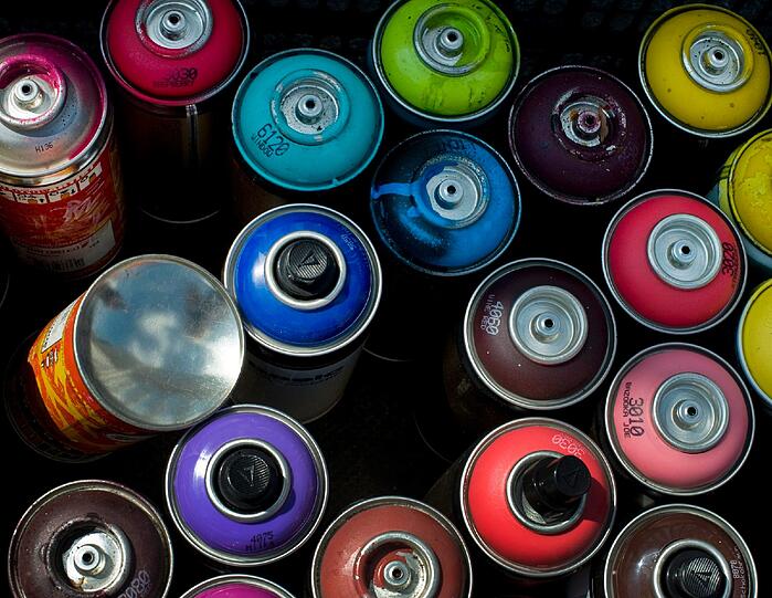 Geübte Sprayer schaffen ganze Kunstwerke mit der Farbe aus den Dosen.