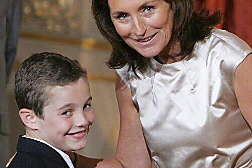 Cécilia Sarkozy mit Sohn Louis