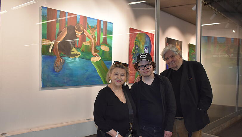 TV-Star Andrea Wildner, Sohn Maximilian Zander und Ehemann Karl-Joachim Zander.