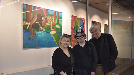 TV-Star Andrea Wildner, Sohn Maximilian Zander und Ehemann Karl-Joachim Zander.