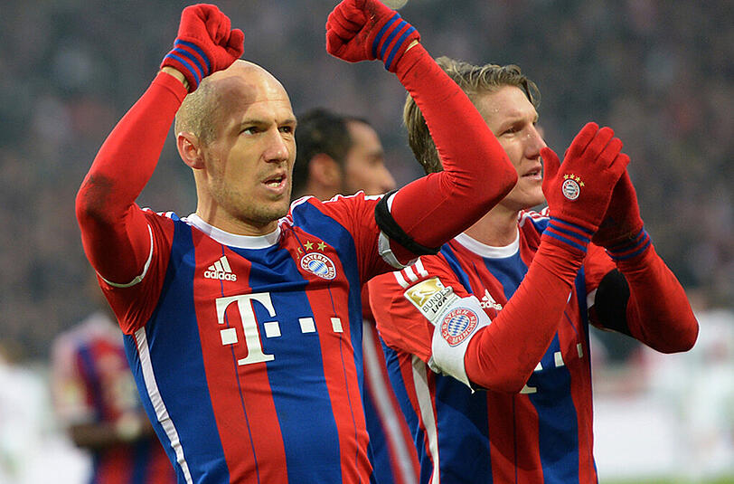 Arjen Robben traf erstmals in der Bundesliga gegen den VfB.