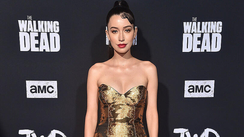 Schauspielerin Christian Serratos bei der Premiere der zehnten "The Walking Dead"-Staffel