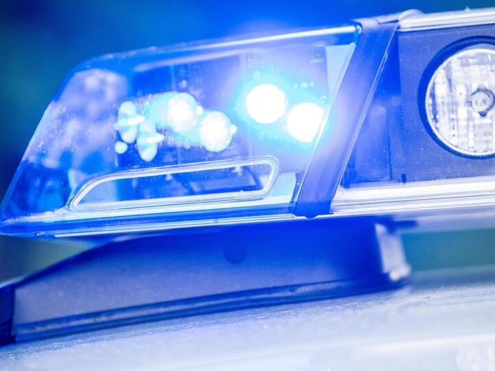 Ein Blaulicht leuchtet an einer Polizeistreife. Foto: Lino Mirgeler/dpa/Symbolbild