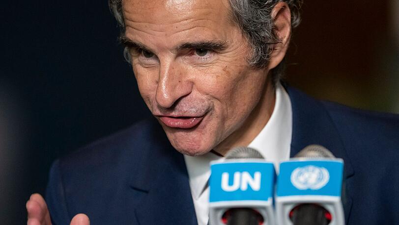 IAEA-Chef Grossi verwies auf die US-iranische Rahmenvereinbarung, wonach das Uran unter der IAEA-Aufsicht zumindest verdünnt werden soll. (Archivbild) IAEA-Chef Grossi verwies auf die US-iranische Rahmenvereinbarung, wonach das Uran unter der IAEA-Aufsicht zumindest verdünnt werden soll. (Archivbild)