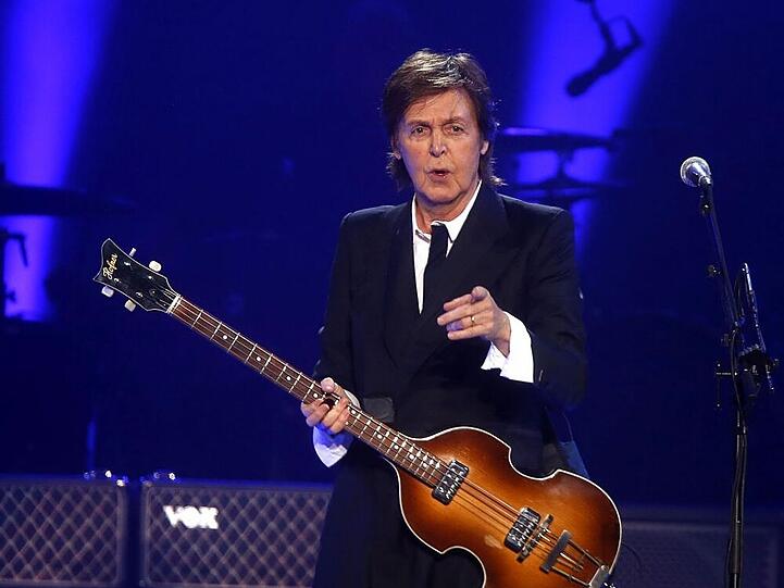 Sir Paul McCartney bei seinem Auftritt im Barclays Center