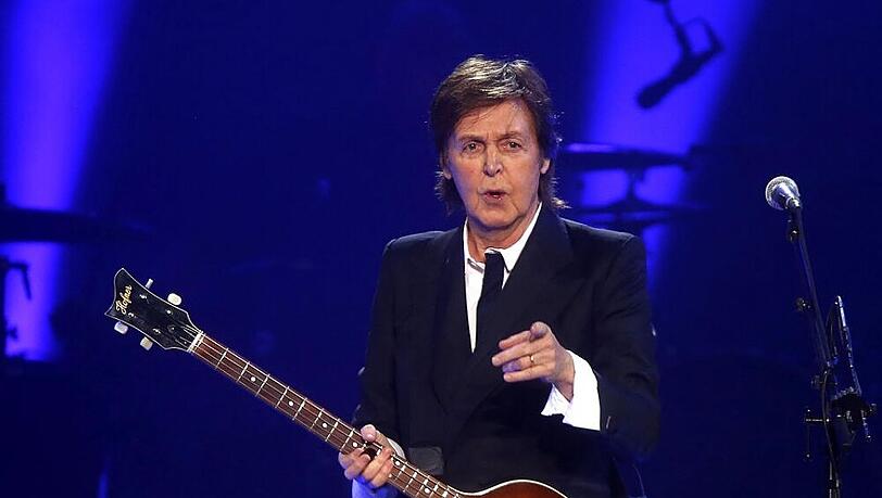 Sir Paul McCartney bei seinem Auftritt im Barclays Center Sir Paul McCartney bei seinem Auftritt im Barclays Center