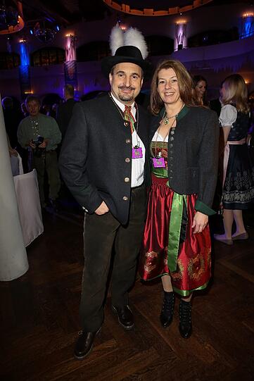 Georg Hackl mit Freundin Gisela Seidel