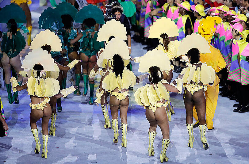 Beeindruckende Eröffnungsfeier der Olympischen Spiele in Rio. Die Bilder aus dem Maracana-Stadion.