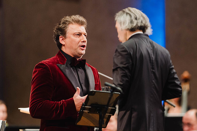 Jonas Kaufmann mit Dirigent Vladimir Jurowski