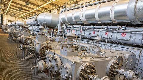 Derzeit sind die Gasspeicher fast leer - Bayern fordert vom Bund die Einrichtung einer nationalen Gasreserve, um einen Versorgungsmangel zu verhindern. (Illustration)