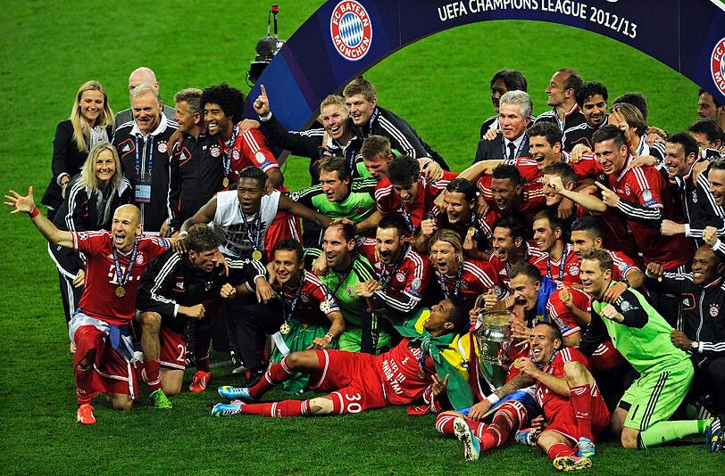 Tränen, Jubel, Emotionen: Der deutsche Meister FC Bayern hat die Champions League gewonnen. Hier gibt's die Bilder der Freude aus Wembley