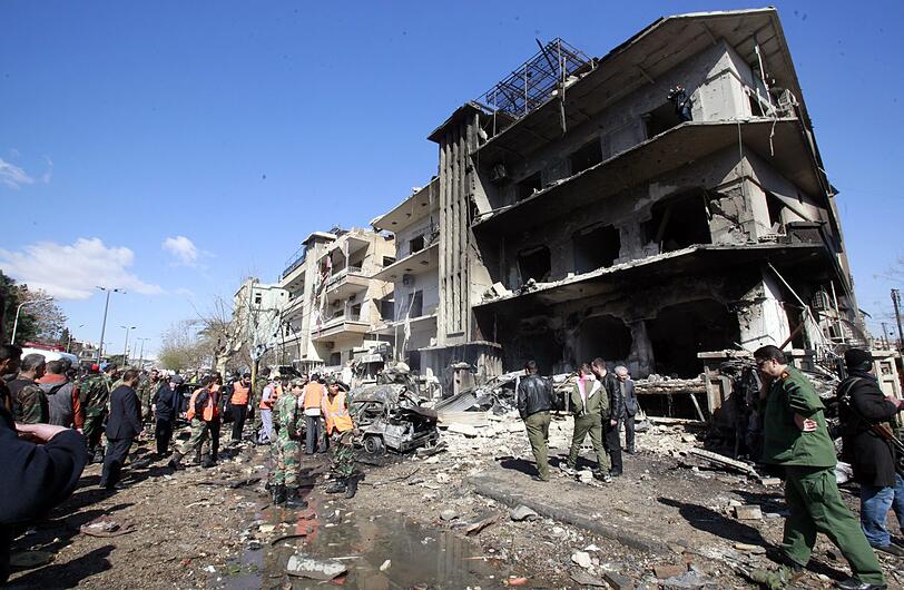 2011 kam es in Damaskus zu Protesten der Bevölkerung, woraus sich in der Folge der blutige Bürgerkrieg in Syrien entwickelte.