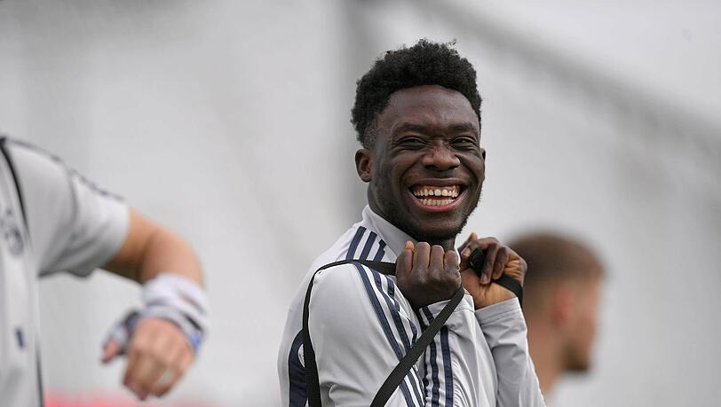 Bayerns Witzbold Alphonso Davies.