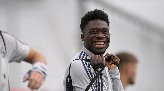 Bayerns Witzbold Alphonso Davies.