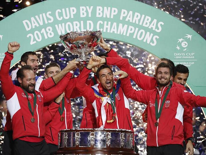 Kroatien feiert den zweiten Davis-Cup-Titel nach 2005.
