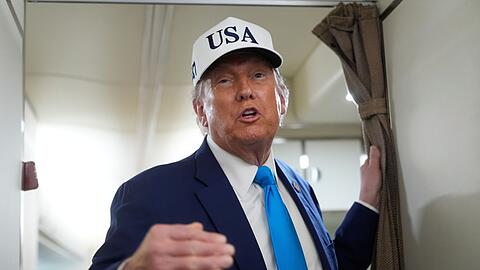 Trump hatte auf einem Flug über die Lieferung seltener Erden aus China gesprochen.