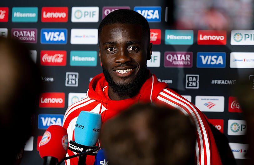 Dayot Upamecano ist einer der Spieler, deren Vertrag beim FC Bayern am Saisonende auslaufen.