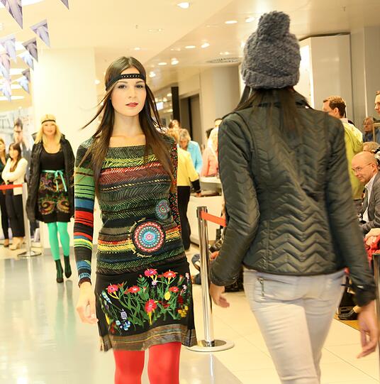 Modenschau bei Karstadt. Die Bilder.