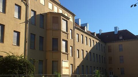 Die Ruhe vor dem Umbau auf dem Gelände des Schwabinger Krankenhauses.