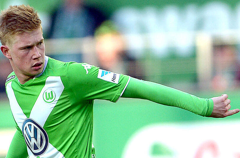 Kevin De Bruyne wechselte von Wolfsburg zu Manchester City