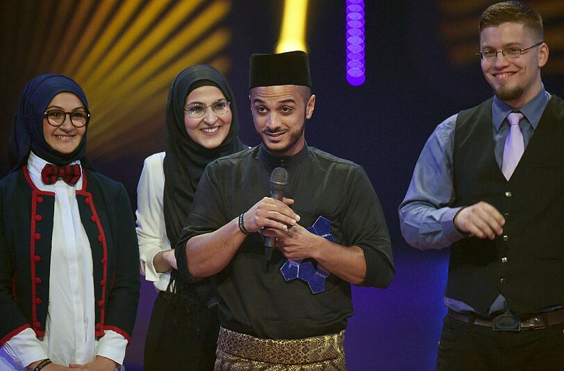 Die Youtuber Datteltäter erhalten beim Webvidepreis den Preis in der Kategorie "Newcomer" beim.
