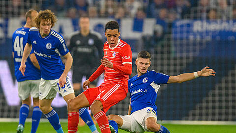 Der flinke Fuß Jamal Musiala überzeugte auch gegen Schalke