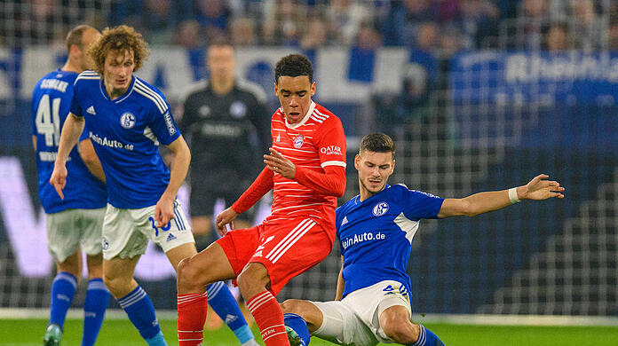 Der flinke Fuß Jamal Musiala überzeugte auch gegen Schalke