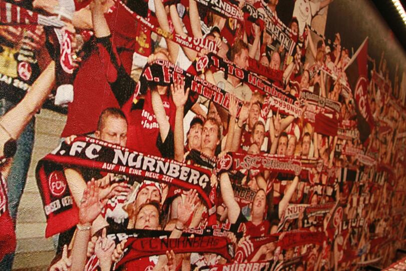 Die Foto-Fanwand im Museum.