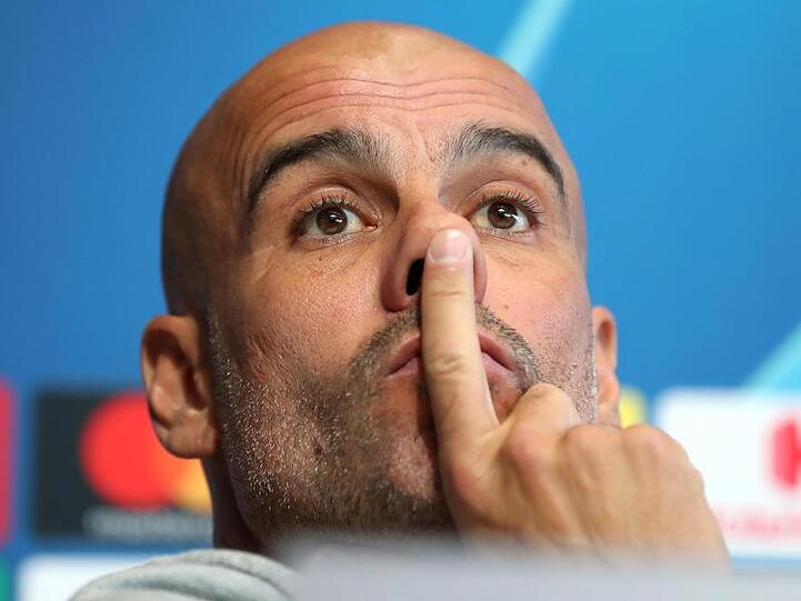 Kontert die Aussagen seiner Trainerkollegen: ManCity-Coach Pep Guardiola.