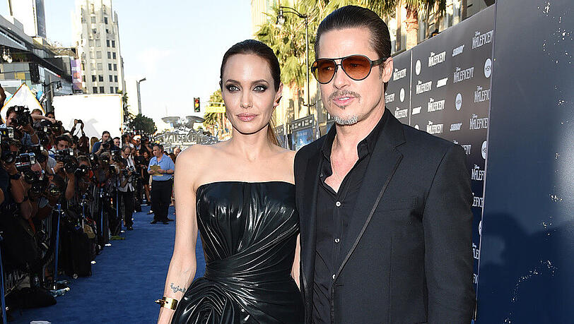 Angelina Jolie und Brad Pitt bei der Weltpremiere von "Maleficent" Ende Mai in Los Angeles Angelina Jolie und Brad Pitt bei der Weltpremiere von "Maleficent" Ende Mai in Los Angeles