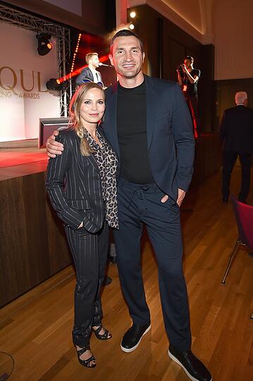 Regina Halmich mit Wladimir Klitschko