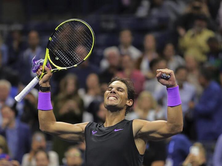 Zum fünften Mal im Endspiel der US Open: Rafael Nadal.