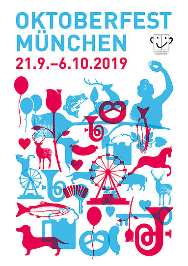 Welches Motiv wird zum Wiesnplakat 2019? 52 Motive stehen insgesamt online zur Auswahl.