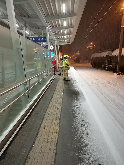 An diesem Bahnsteig geschah das Unglück - der Bub aus München war sofort tot.