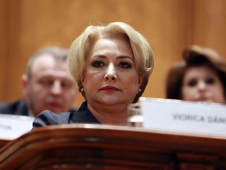 Viorica Dancila Ende Januar im Parlament in Bukarest.