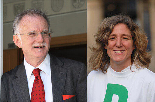 Münchens SPD-ChefHans-Ulrich Pfaffmann und Grünen-Stadträtin Sabine Nallinger.