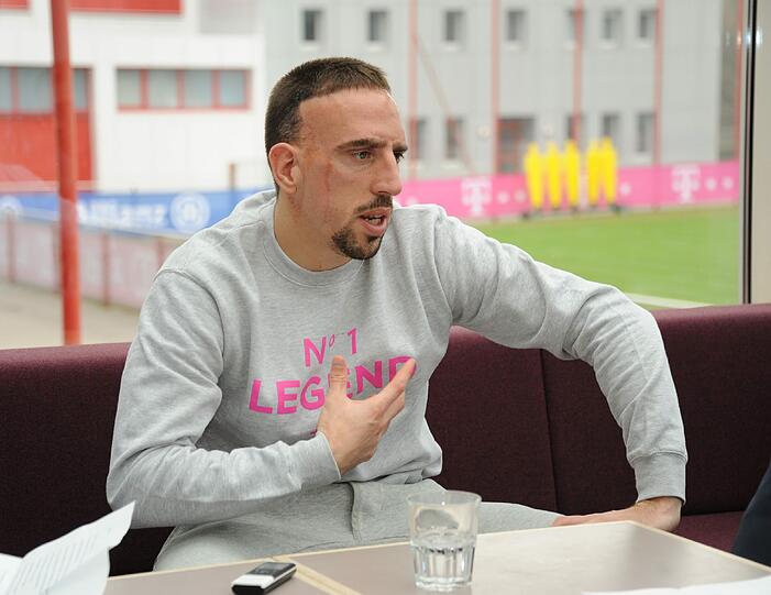 Franck Ribéry ist auf dem Weg zur vollständigen Genesung. Am Dienstag trainierte er zum ersten Mal wieder.