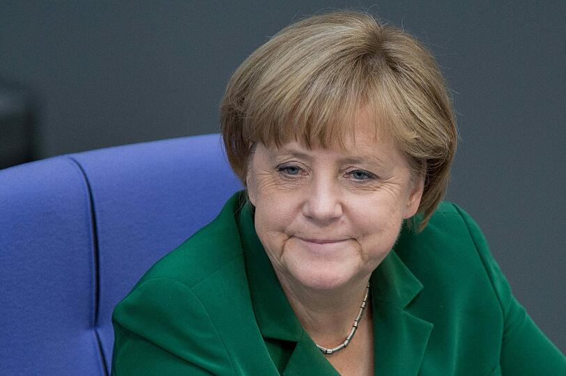Ein aktuelles Bild von Kanzlerin Angela Merkel