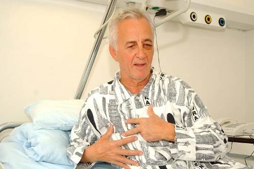 Bodo Müller im Krankenhaus.