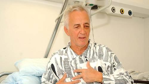 Bodo Müller im Krankenhaus. Bodo Müller im Krankenhaus.