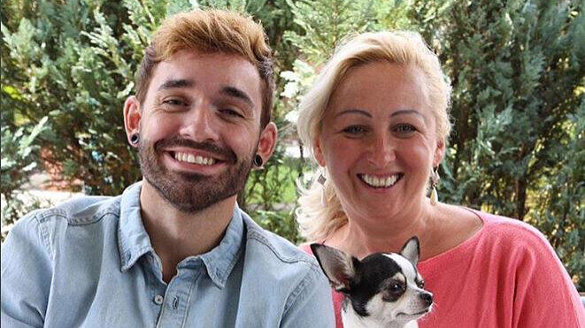 Daniel Küblböck und seine Stiefmutter Marianne.