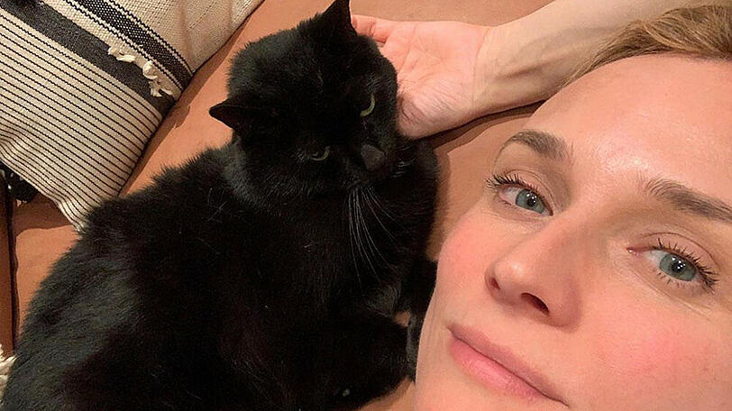 Filmstar Diane Kruger hat tierische Gesellschaft