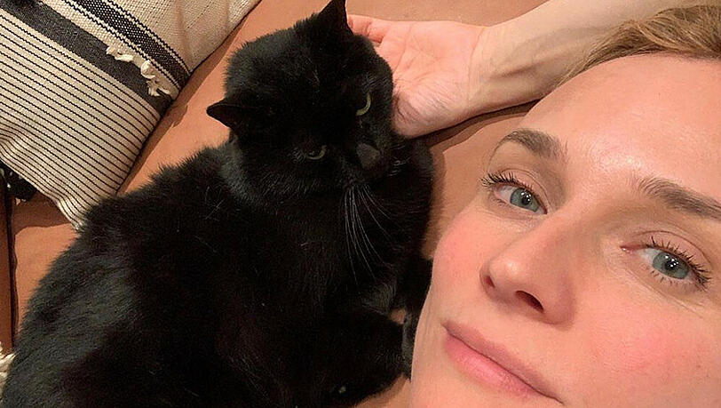 Filmstar Diane Kruger hat tierische Gesellschaft Filmstar Diane Kruger hat tierische Gesellschaft