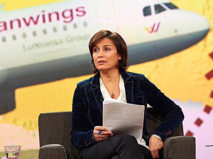 "Auch Wölfe": Sandra Maischberger in ihrer Sendung am Dienstagabend