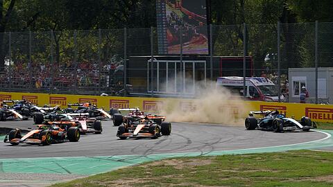 Für Russell ging es nicht gut los in Monza.