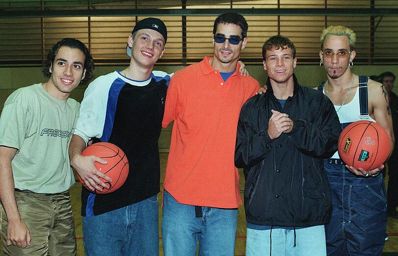 Keine Boygroup-Liste kommt ohne sie aus: Die Backstreet Boys Howie, Nick, Kevin, Brian und A.J. (v.l.). Entgegen aller Vermutungen hat sich die Band nie getrennt.