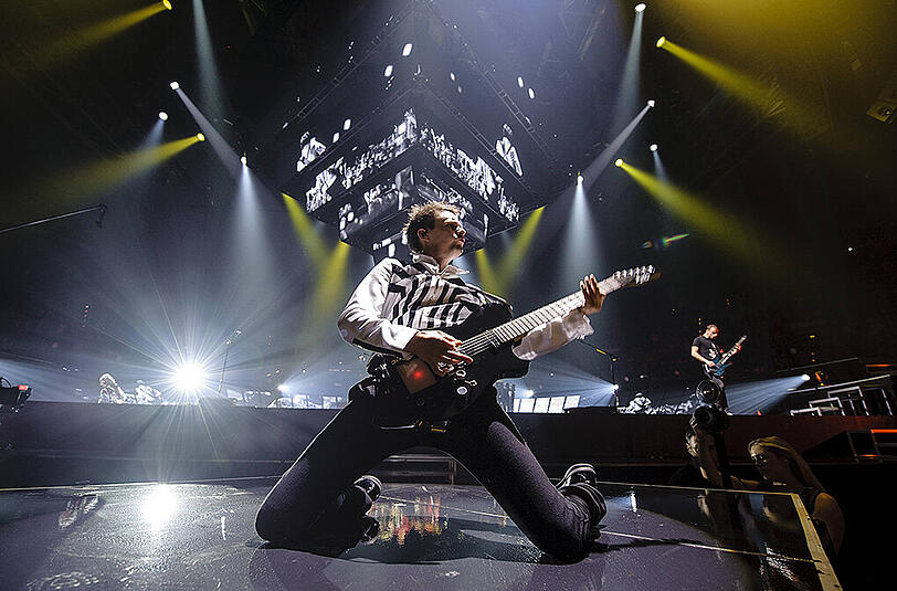 Muse live in der Olympiahalle München. (Archivfoto)