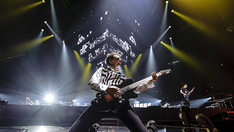 Muse live in der Olympiahalle München. (Archivfoto) Muse live in der Olympiahalle München. (Archivfoto)