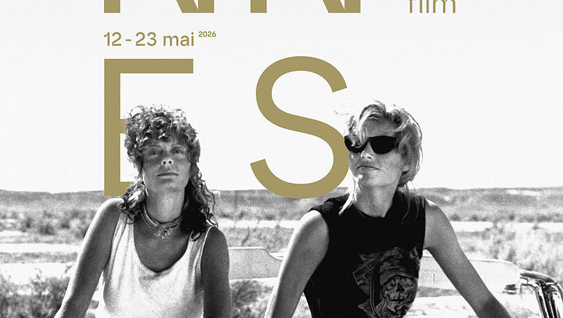 Susan Sarandon (l.) und Geena Davis zieren das Plakat des diesj&auml;hrigen Festivals in Cannes.