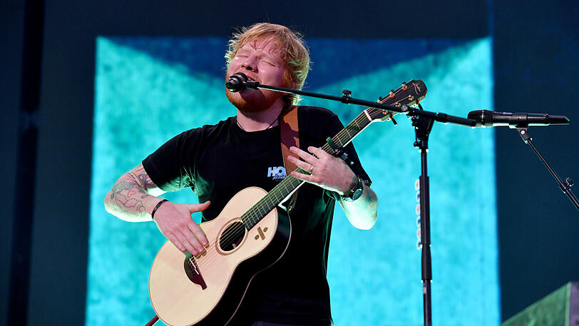 Ed Sheeran spielt gleich zwei Tage hintereinander im Münchner Olympiastadion - beide Konzerte sind restlos ausverkauft. Die Bilder vom ersten Auftritt.